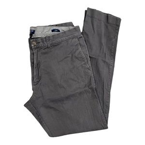 J.Crew factory slim, fit men’s chinos color charcoal size 34/32